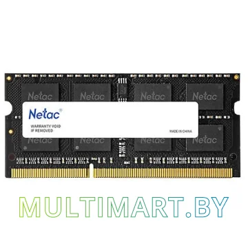 Оперативная память Netac Basic 4GB DDR3 SODIMM PC3-12800 NTCGD3N16SP-04